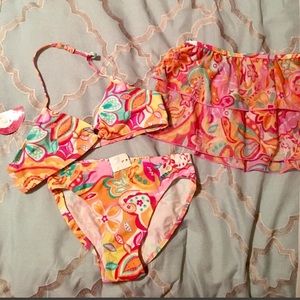 🌺L/XL Girl's 3-piece swimsuit